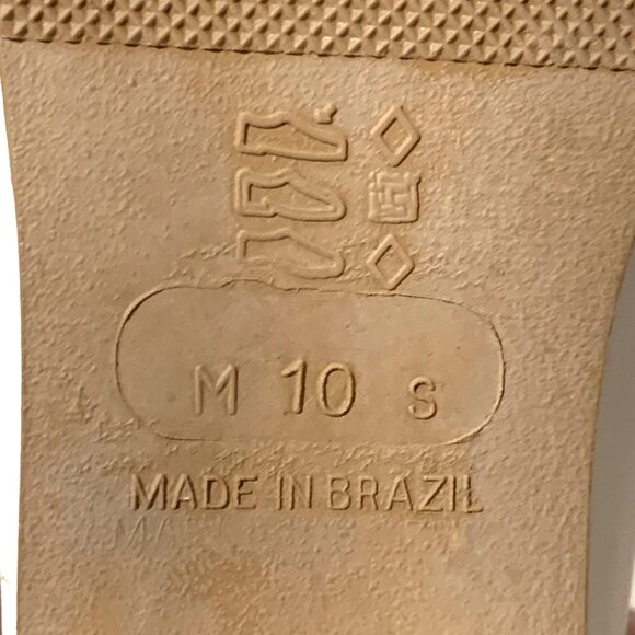 So Danca White Tyette Tap Valiant Vegan 10 Shoes Elastic Snaps Dance Recital - Picture 8 of 10